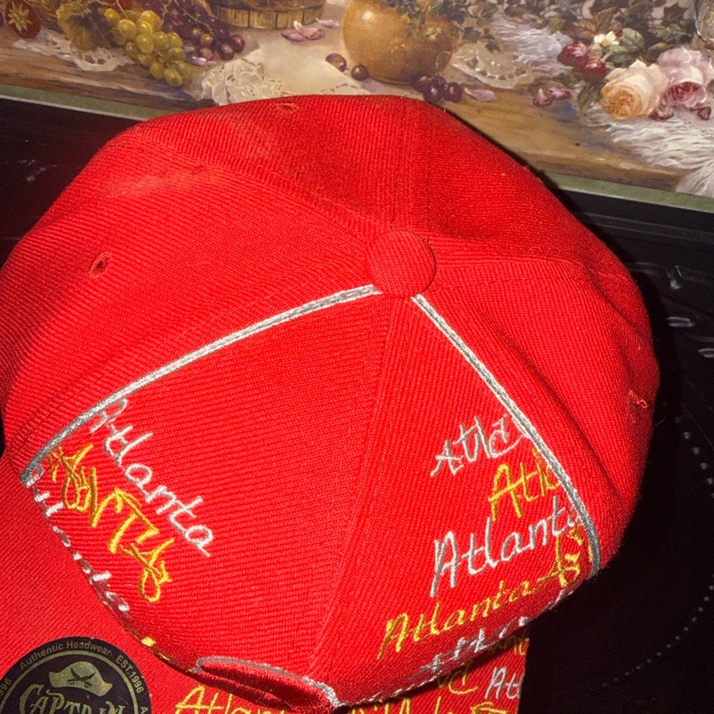 2 Vintage Fitted Atlanta Braves Hats - Picture 11 of 15